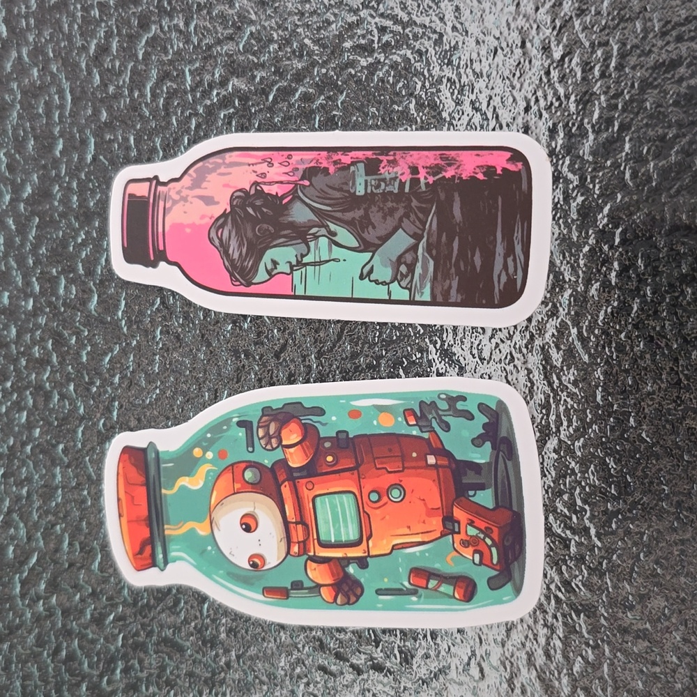 Stickers - Bottle Pack - Set of 2 - Bag #44 - NWOT